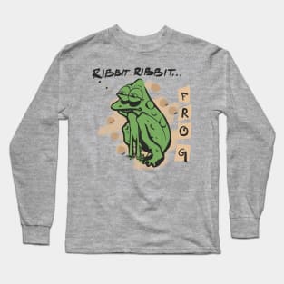 green frog Long Sleeve T-Shirt